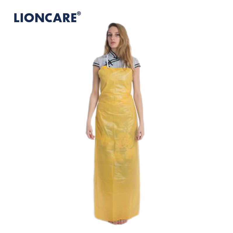 LIONCARE® PVC vienkartinės prijuostės